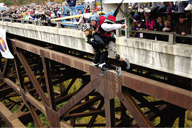 Tandem Base Jums from bridge